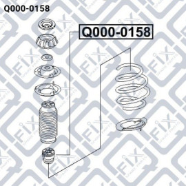 Відбійник переднього амортизатора Q-FIX q0000158