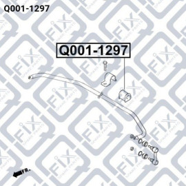 Втулка переднего стабилизатора Q-FIX q0011297
