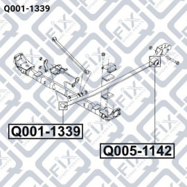 Втулка задней рессоры Q-FIX q0011339