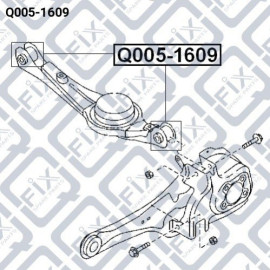 Сайлентблок задней подвески Q-FIX q0051609
