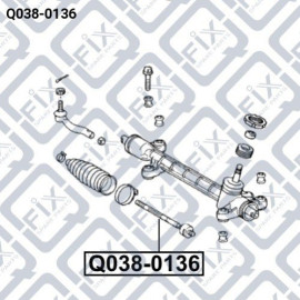 Кермова тяга Q-FIX q0380136