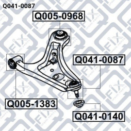 Опора кульова Q-FIX q0410087