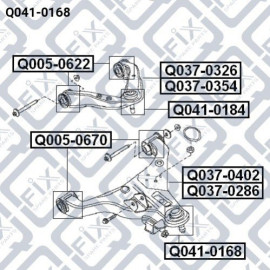 Опора кульова Q-FIX q0410168