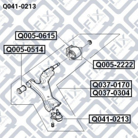 Опора кульова Q-FIX q0410213