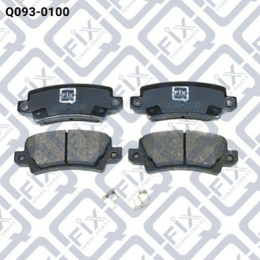 Колодки гальмівні задні дискові Q-FIX q0930100