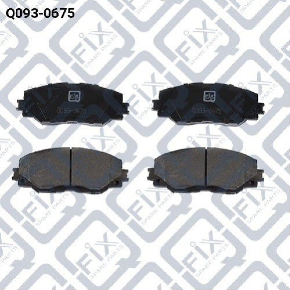 Колодки гальмівні передні Q-FIX q0930675