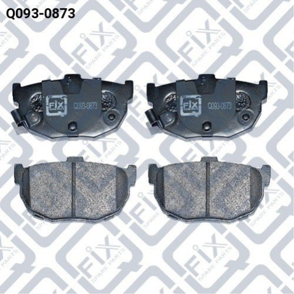 Колодки гальмівні задні дискові Q-FIX q0930873