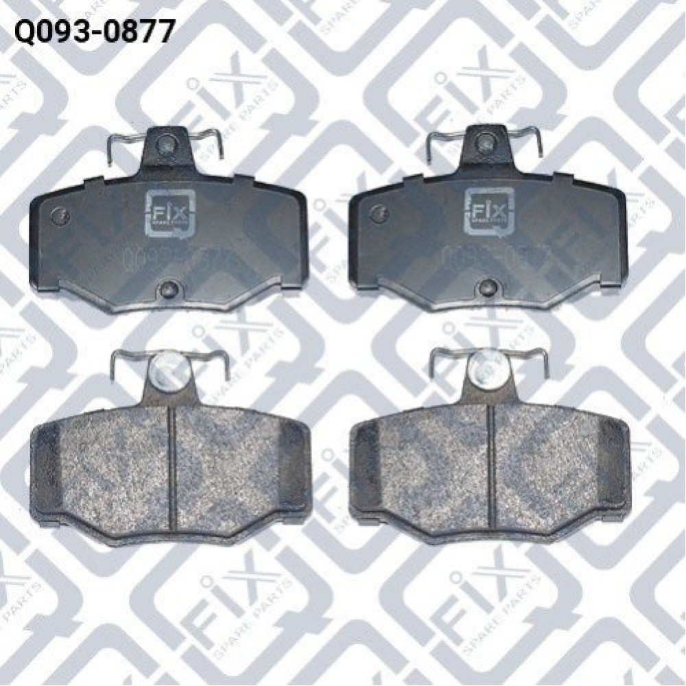 Колодки гальмівні задні дискові Q-FIX q0930877