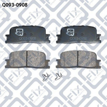 Колодки гальмівні задні дискові Q-FIX q0930908