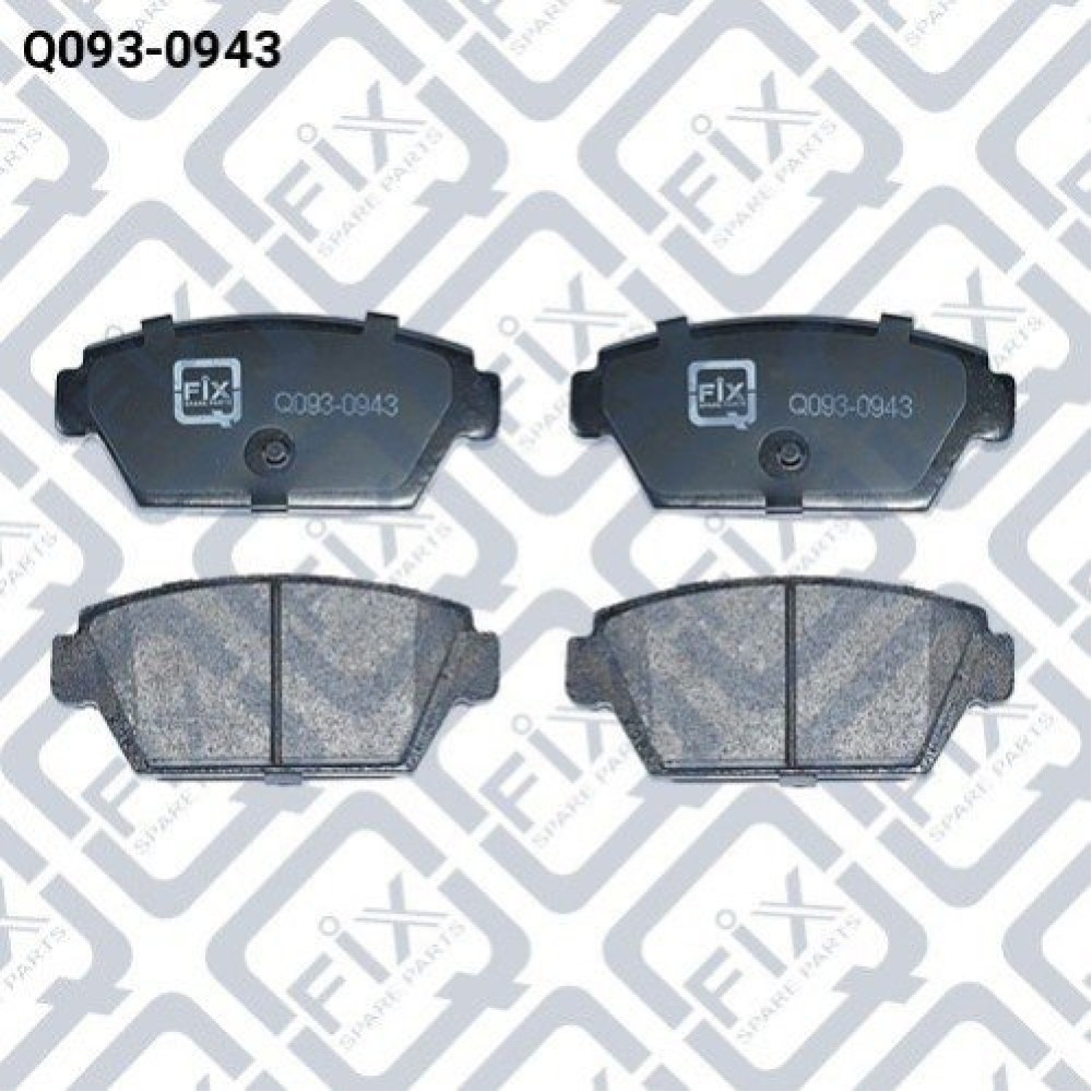 Колодки гальмівні задні дискові Q-FIX q0930943