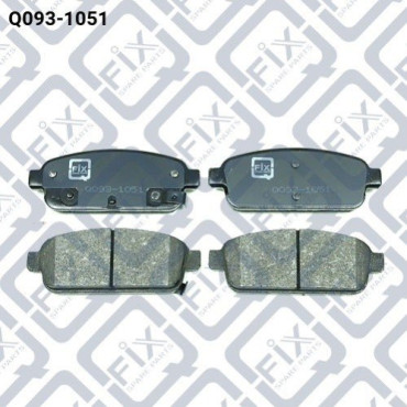 Колодки гальмівні задні дискові Q-FIX q0931051