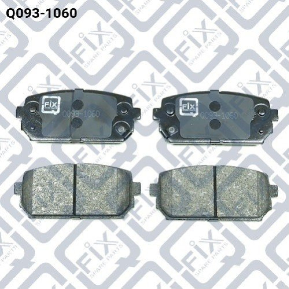 Колодки гальмівні задні дискові Q-FIX q0931060