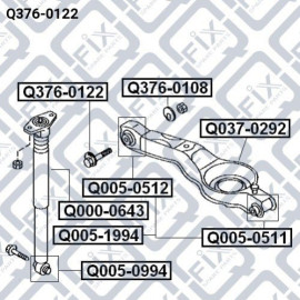 Болт з ексцентриком Q-FIX q3760122