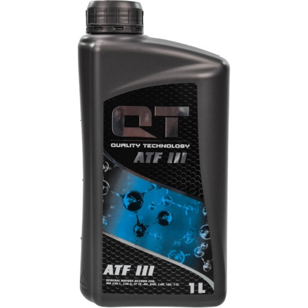 Трансмісійна олива ATF III, 1л QT-OIL qt3300001
