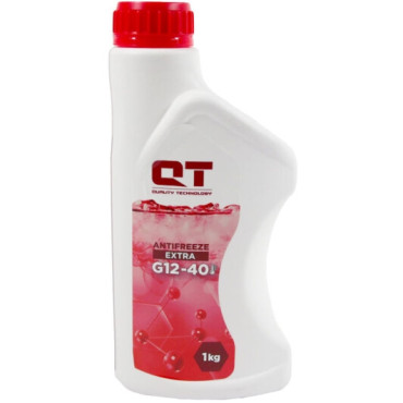 Охлаждающая жидкость QT Extra, G12 красный, 1кг QT-OIL qt541401