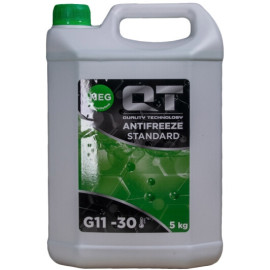 Антифриз QT MEG STANDARD -30 G11 зелений 5кг QT-OIL qt552305