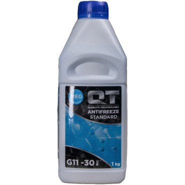 Антифриз QT MEG STANDARD G11 синий 1кг QT-OIL qt553301