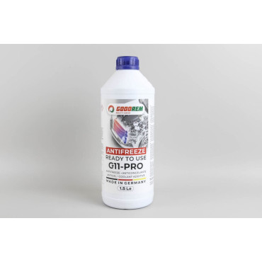 Антифриз G11 BLUE синий -38°C готовый 1.5l GOODREM r38g11blu015