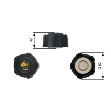 Кришка радіатора GATES rc223