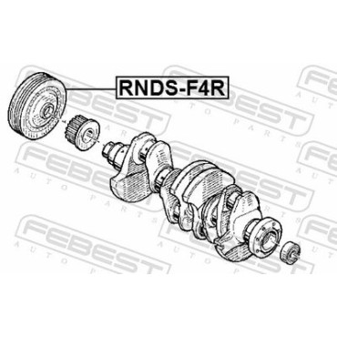 Шків колінвалу Febest rndsf4r
