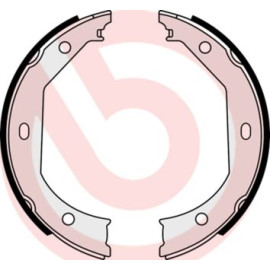 Тормозные колодки барабаны BREMBO s06509