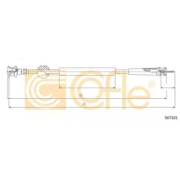Трос спідометра Cofle s07101