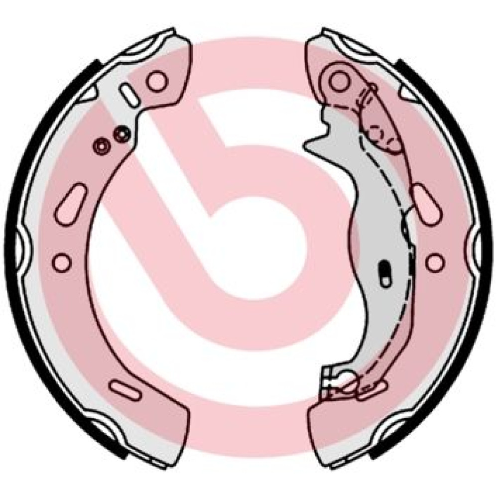 Гальмівні колодки барабанні BREMBO s24548