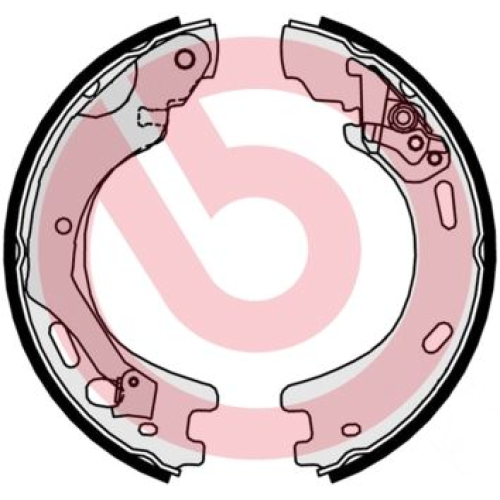 Гальмівні колодки барабані BREMBO s44509