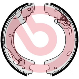 Гальмівні колодки барабані BREMBO s44509