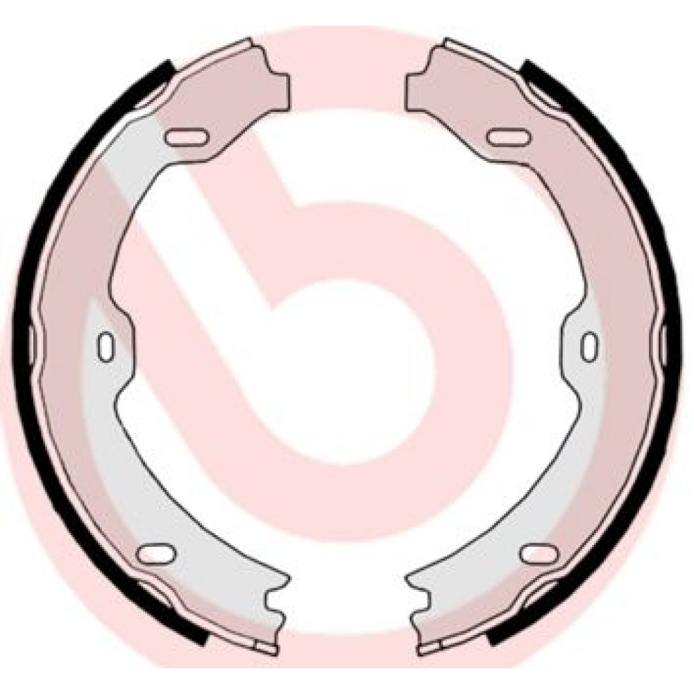 Гальмівні колодки барабані BREMBO s50519