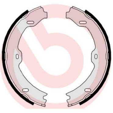 Гальмівні колодки барабані BREMBO s50519