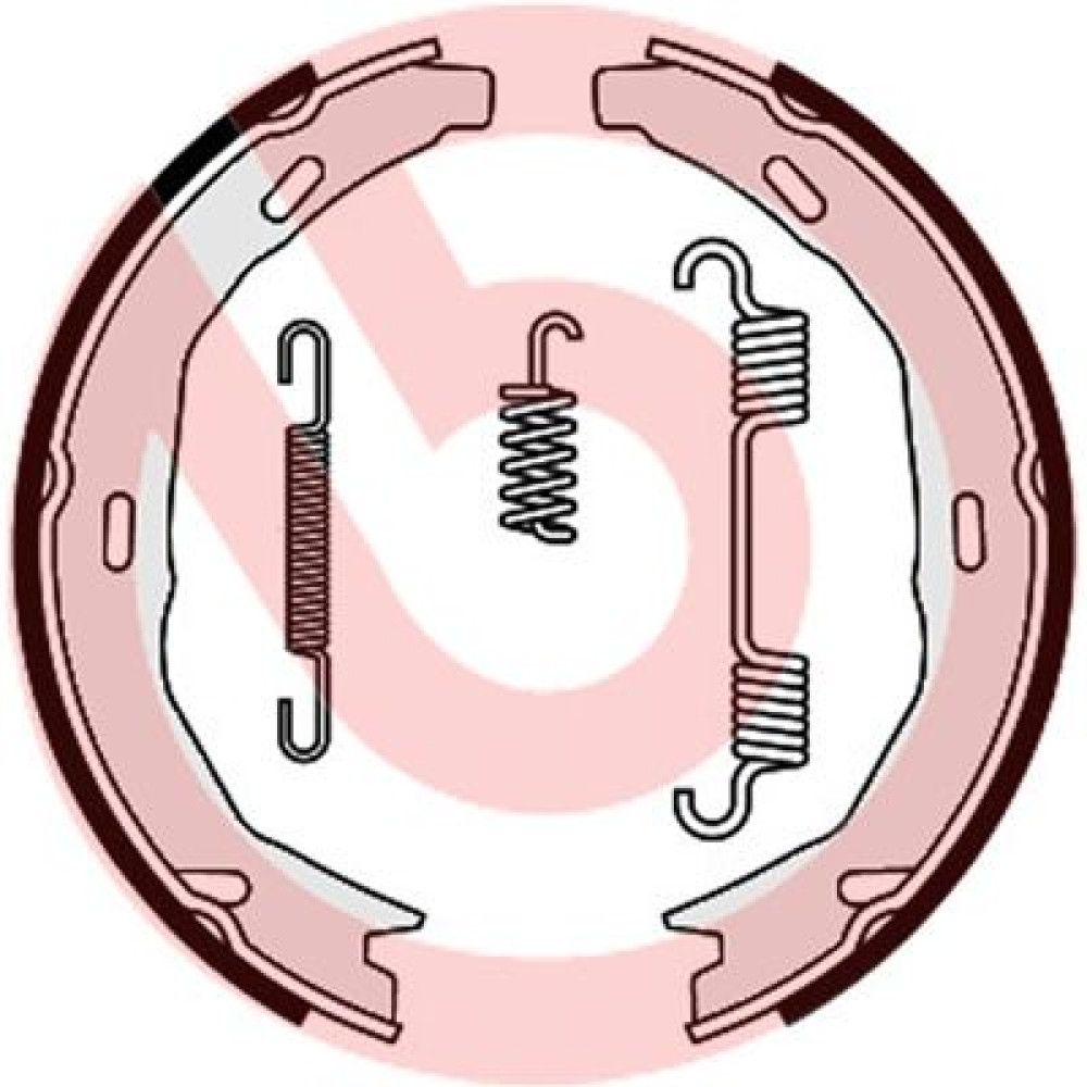 Гальмівні колодки барабані BREMBO s50522