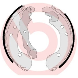 Тормозные колодки задние BREMBO s56510