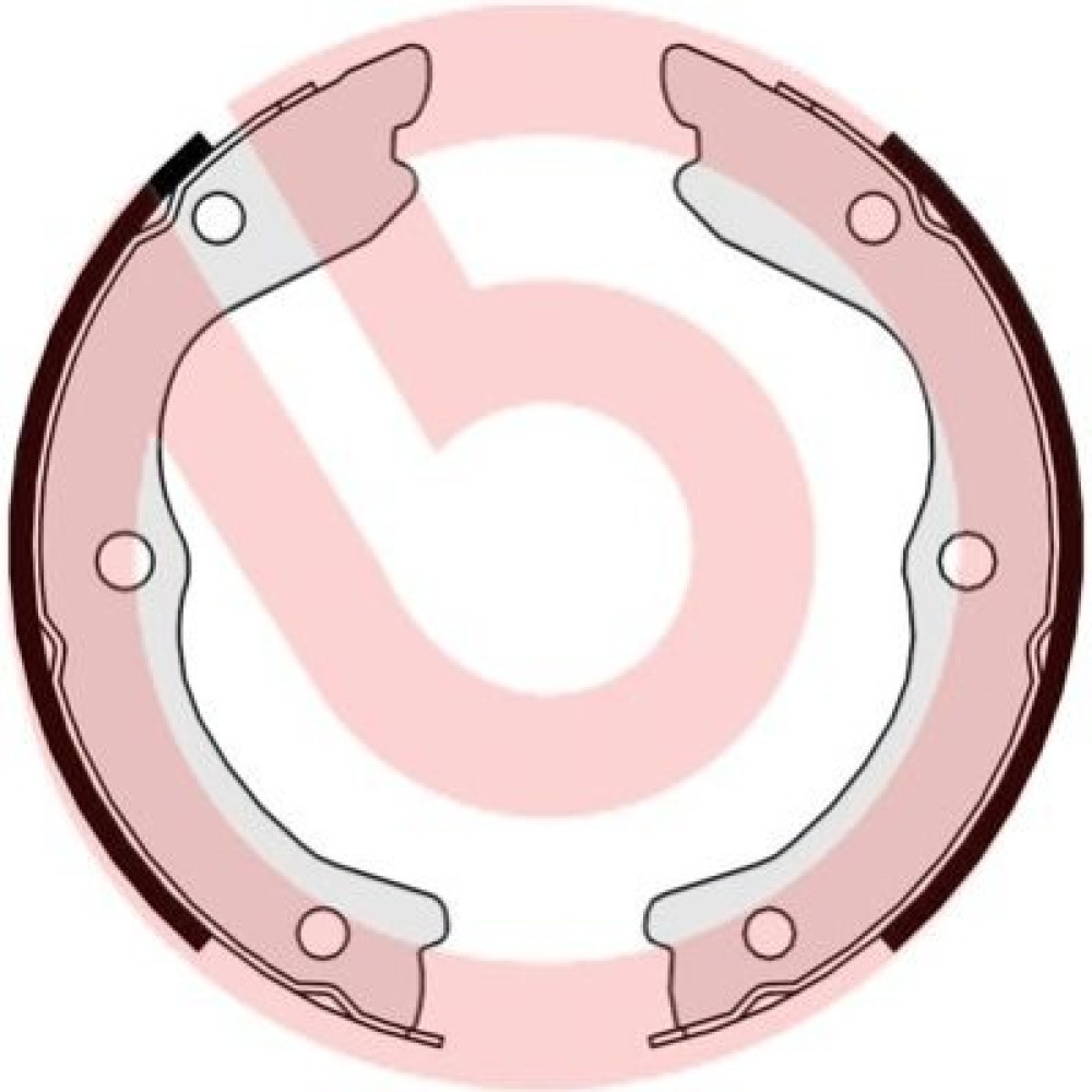 Тормозные колодки барабанные BREMBO s56543