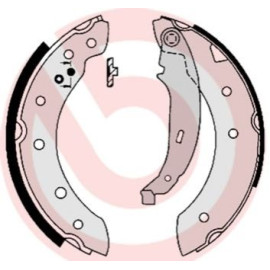 BREMBO s61520 Тормозные колодки барабаны BREMBO s61520