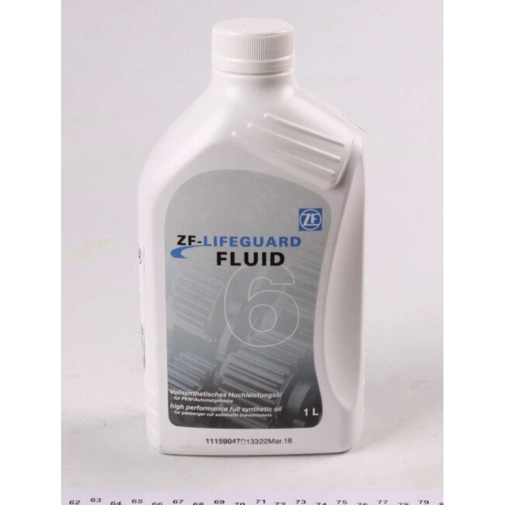 Трансмісійна олива ATF LifeGuardFluid 6, 1л. ZF s671090255