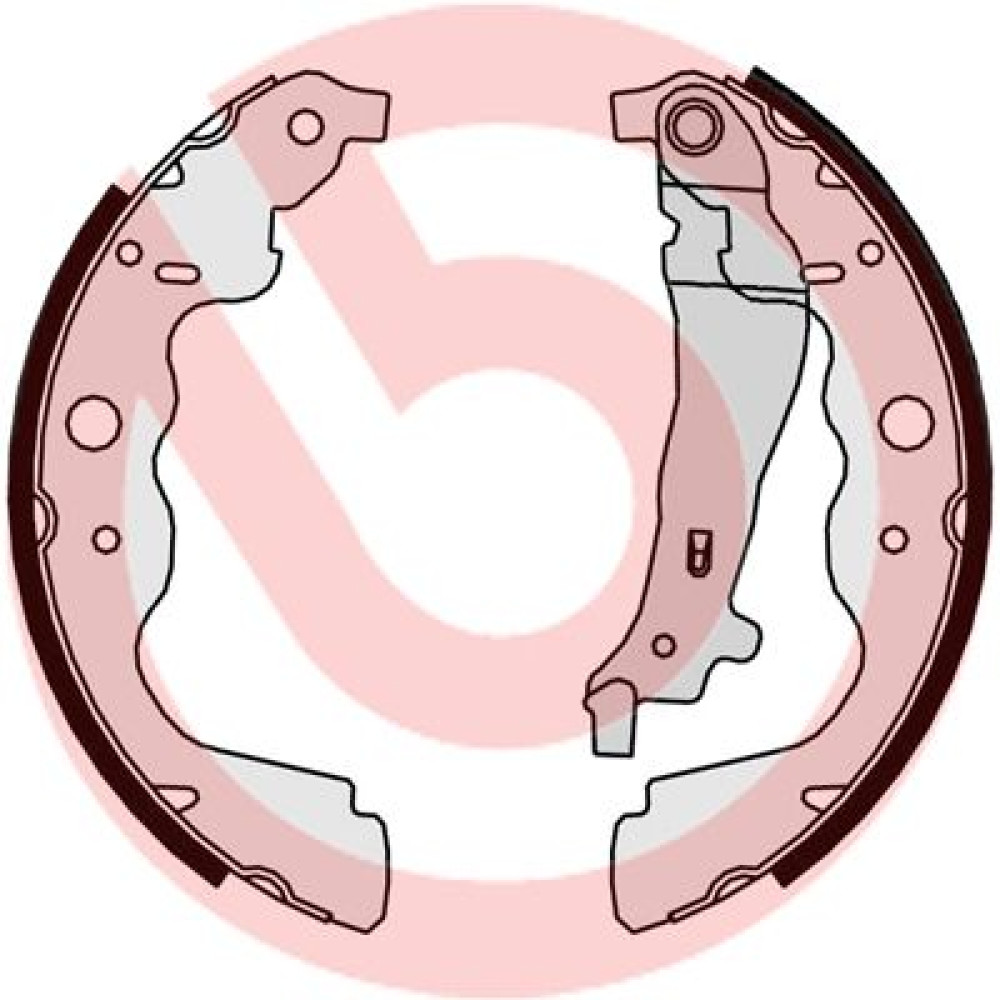 Тормозные колодки задние BREMBO s68546