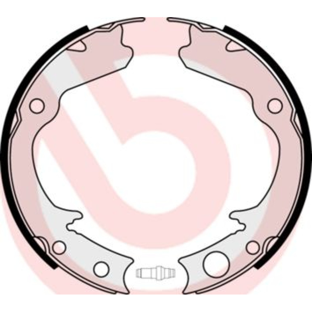 Гальмівні колодки барабані BREMBO s78508