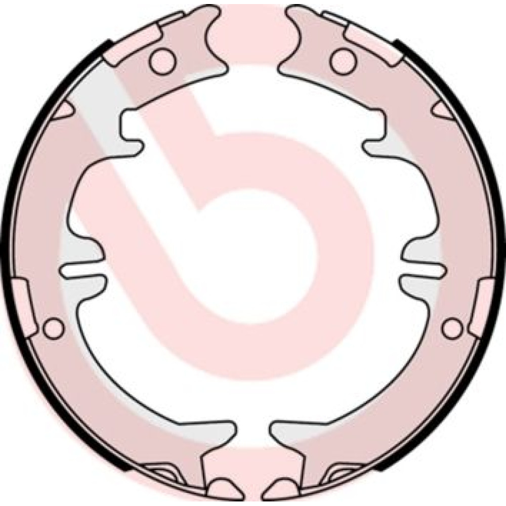 Гальмівні колодки барабанні BREMBO s83542