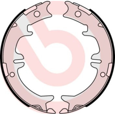 Тормозные колодки барабанные BREMBO s83542