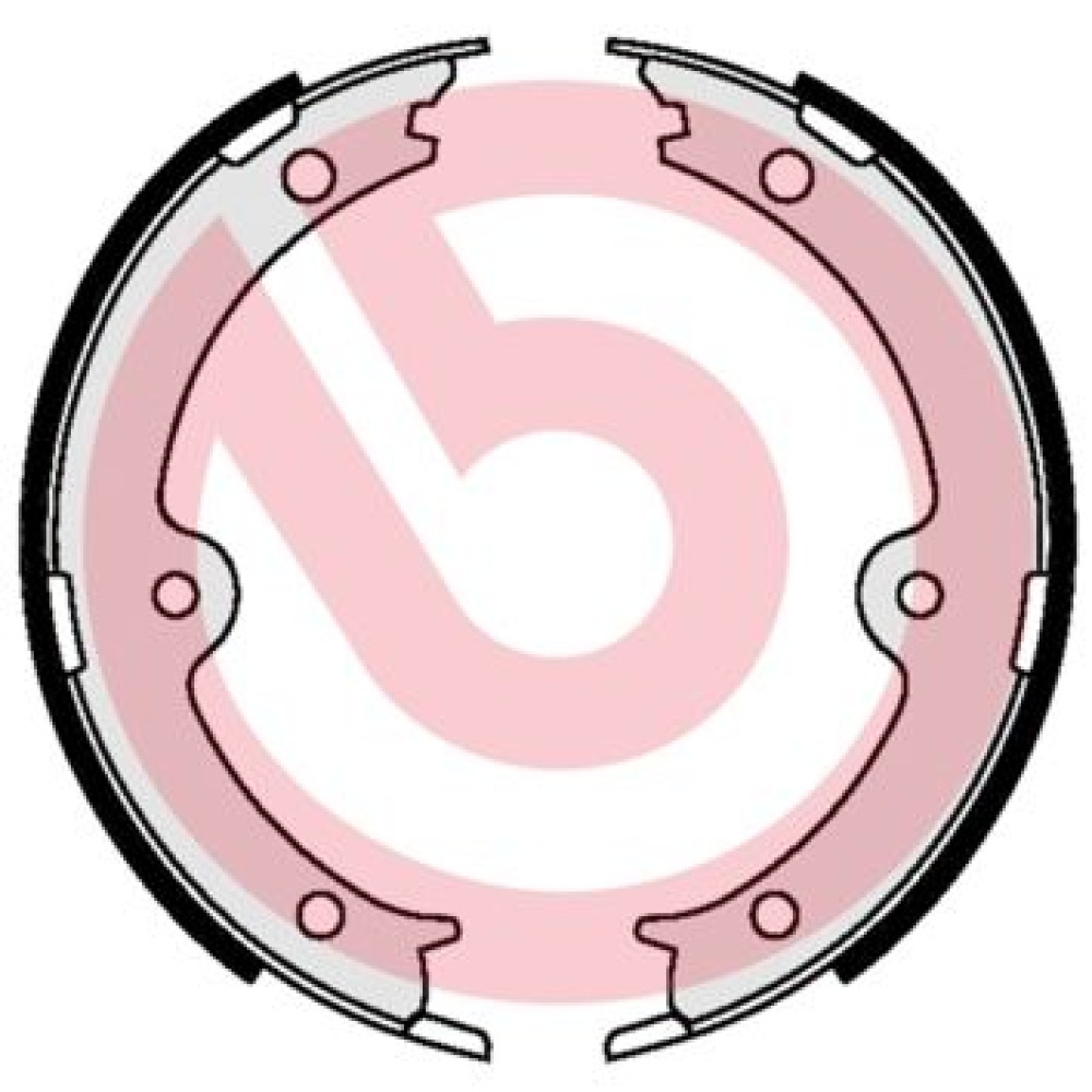 Гальмівні колодки барабані BREMBO s83564