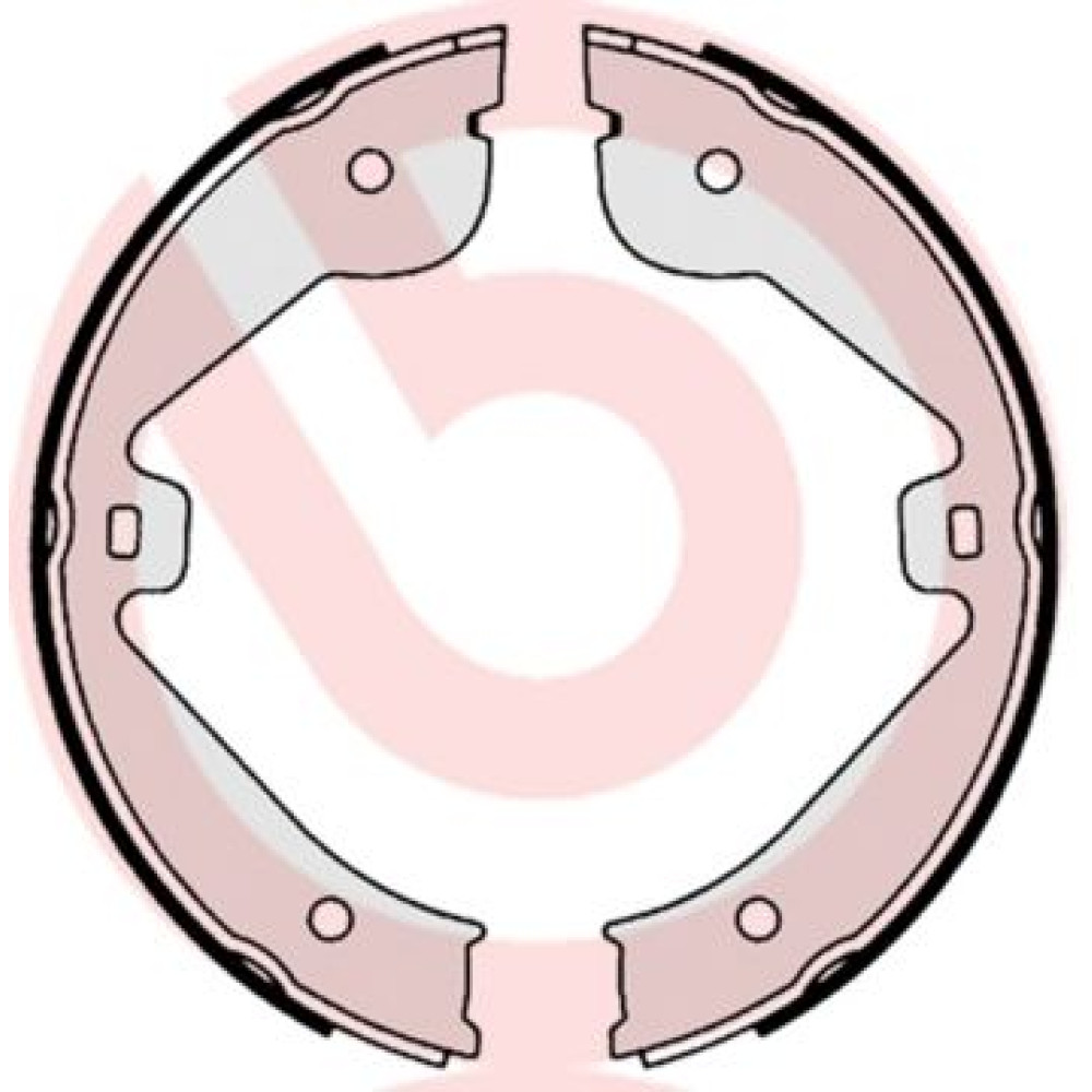Гальмівні колодки барабанні BREMBO s85536