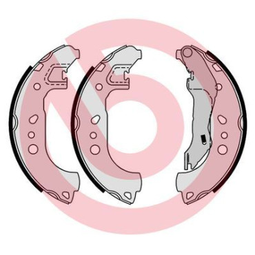 Тормозные колодки барабанные BREMBO s85543