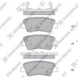 Комплект тормозных колодок Sangsin sp1907
