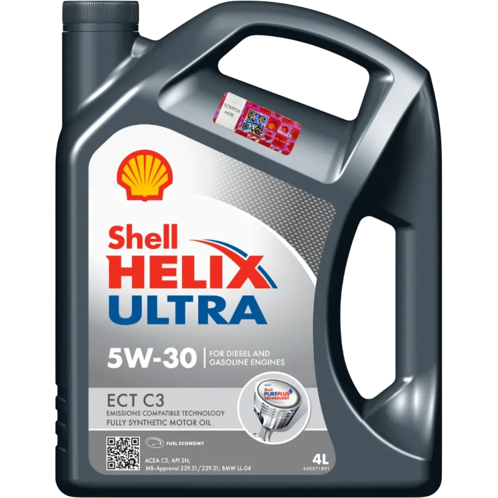 Олива моторна Helix Ultra ECT C3 5W-30 4л SHELL тову505636