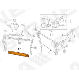 дефлектор воздушный JEEP COMPASS, 17 - SIGNEDA pcr33311aw
