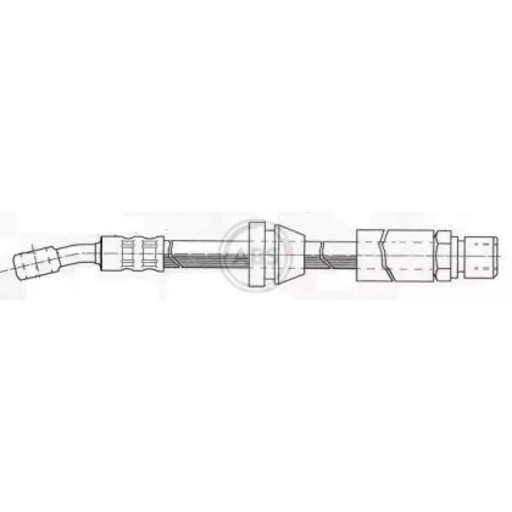 Тормозной шланг Nubira/Tacuma/Orion/Astra/Vectra 96-05 ABS sl4945