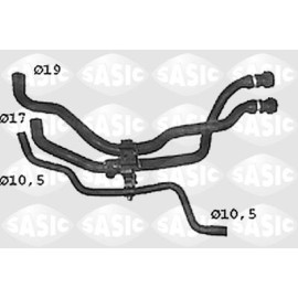 Шланг радиатора SASIC swh4308