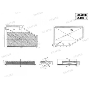 Фильтр воздушный SHAFER sx10419