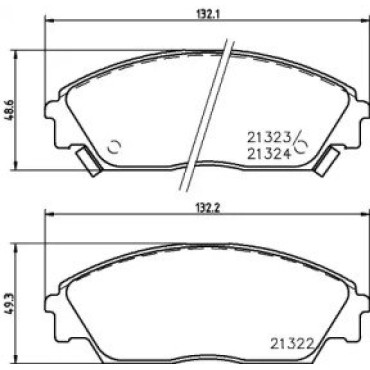 Тормозные колодки Pagid t0012